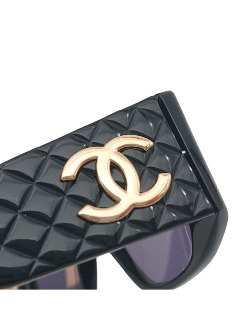 Chanel Sunglasses CC Logo Black Eyewear - Picture 14 of 16